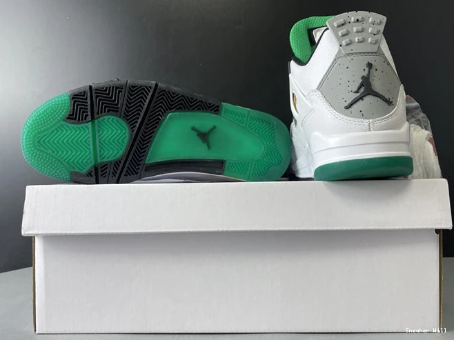 WellDesigned Rasta AQ9129-100 Jordan4 887 Lucid Green 0528